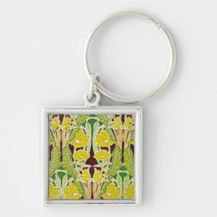 Art Nouveau Pattern #7 at Emporio Moffa Keychain