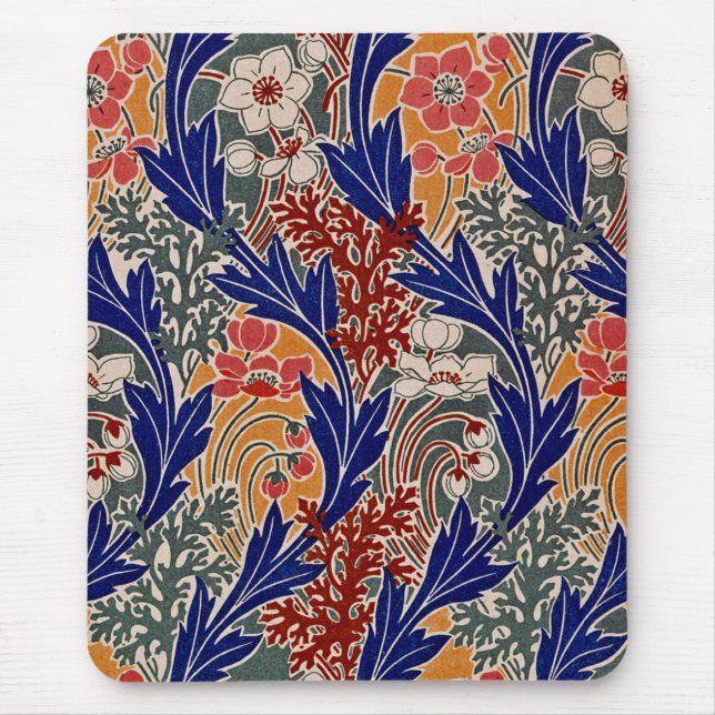 Art Nouveau Pattern #8 at Emporio Moffa Mouse Pad (Front)