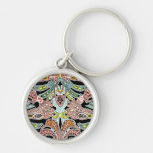 Art Nouveau pattern #8 Keychain