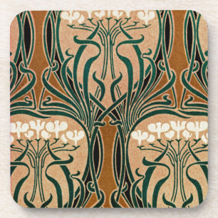 Art Nouveau pattern #9 Coaster