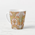 art nouveau pattern earth tone vintage floral   pi