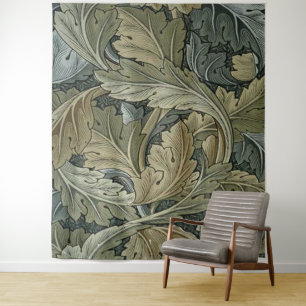 Art nouveau pattern of William Morris,vintage,bell Tapestry