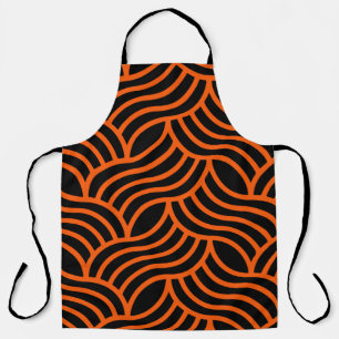 Art Nouveau Pattern Print Apron
