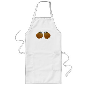 Art Nouveau Peacock Will Bradley Long Apron