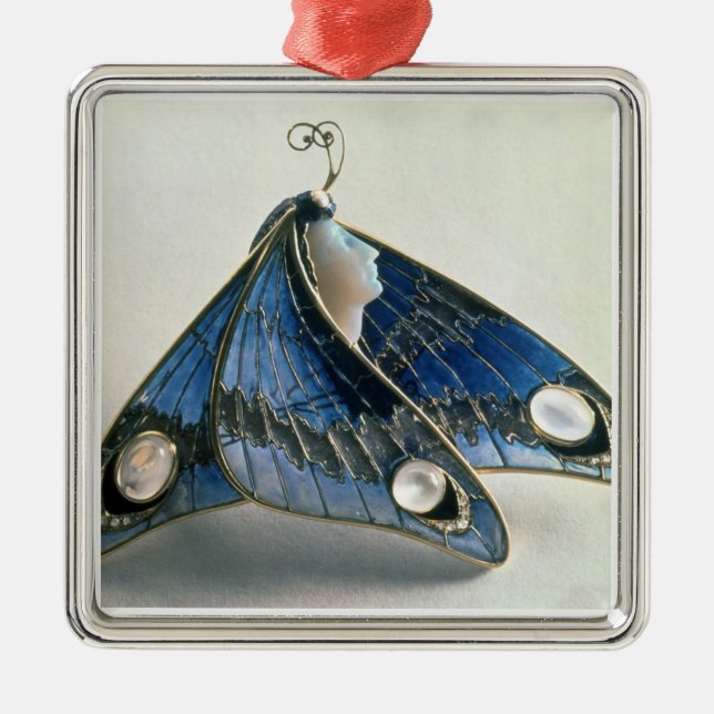 Art Nouveau pendant in the form a butterfly, c.190 Metal Ornament (Front)