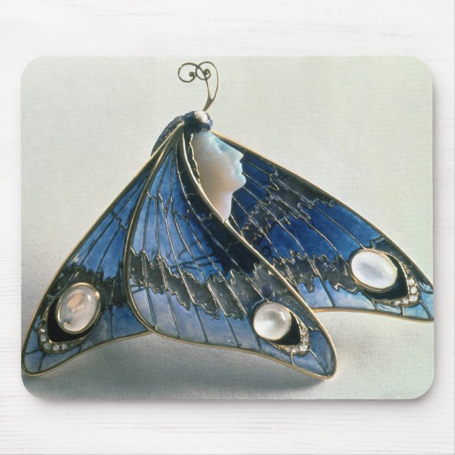Art Nouveau pendant in the form a butterfly, c.190 Mouse Pad (Front)