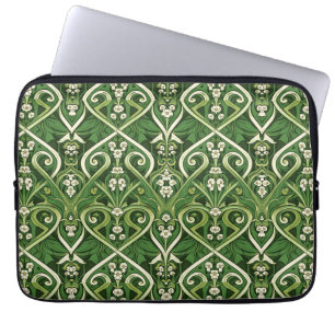 Art nouveau poisonous lily of the valley laptop sleeve