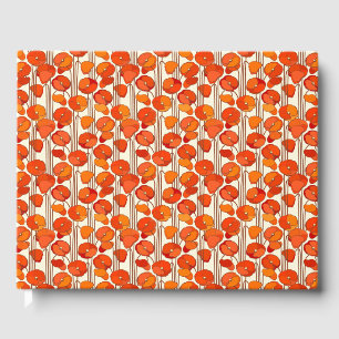 Art Nouveau Poppies Guestbook