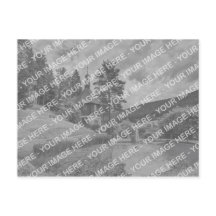 Art Nouveau Post Card back, Customizable Front