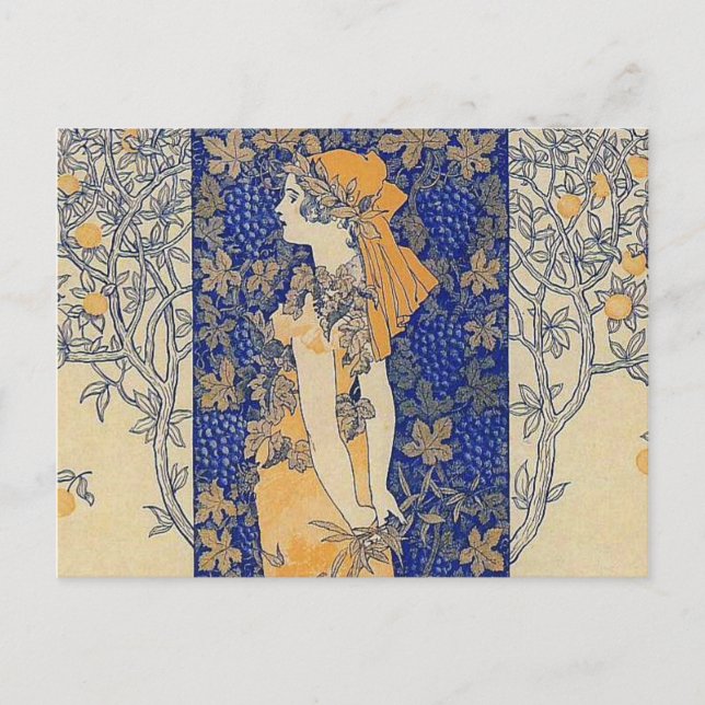 Art Nouveau Postcard (Front)