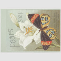 Art Nouveau Poster Soap Decoupage Tissue Paper