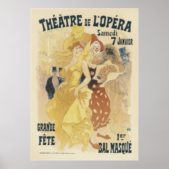 Art Nouveau Posters - Theatre de L'Opera (Front)