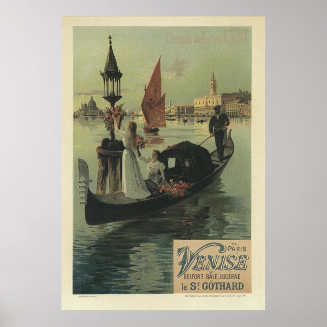 Art Nouveau Posters - Venice / Paris (Front)