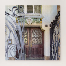 Art Nouveau Prague Door