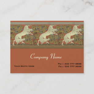 Art Nouveau Prancing Horse - Customize Business Card