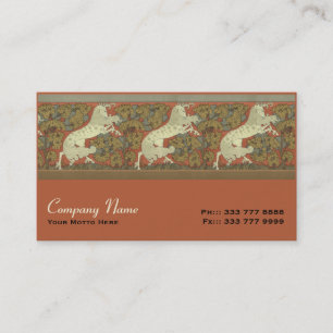 Art Nouveau Prancing Horse - Customize Business Card