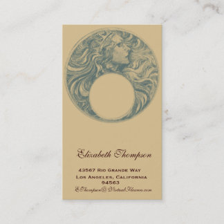 Art Nouveau Queen Business or Name Card