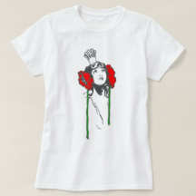 Art Nouveau Queen Red Poppies Ozma of Oz