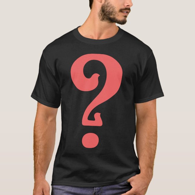Art Nouveau Question Mark T-Shirt (Front)