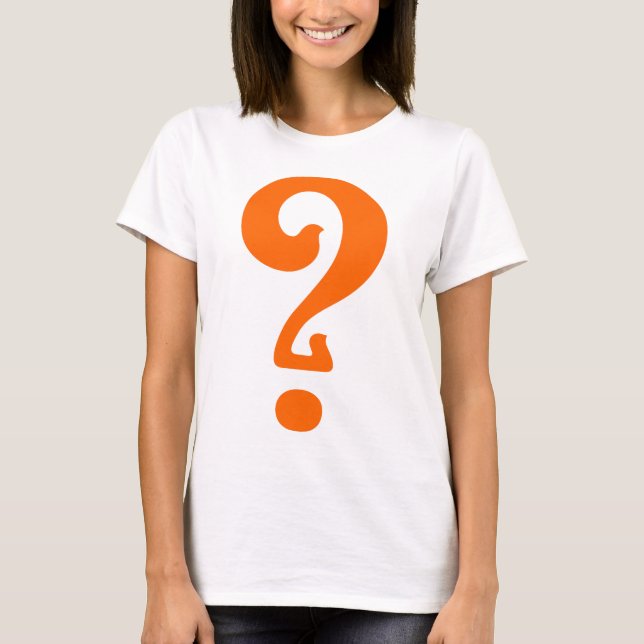 Art Nouveau Question Mark T-Shirt (Front)
