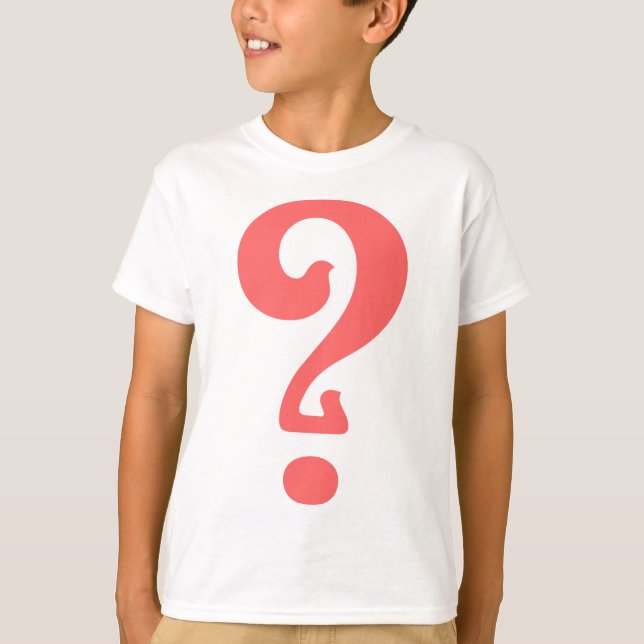Art Nouveau Question Mark T-Shirt (Front)