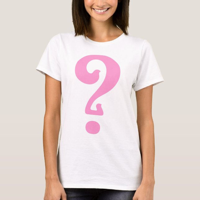 Art Nouveau Question Mark T-Shirt (Front)