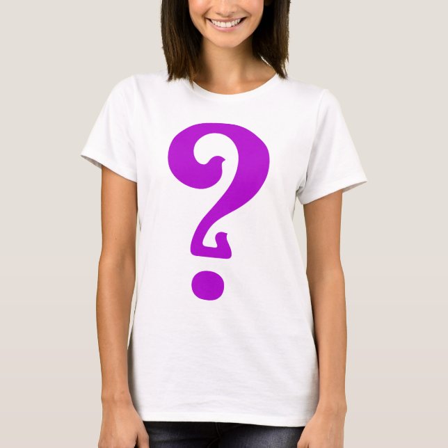 Art Nouveau Question Mark T-Shirt (Front)