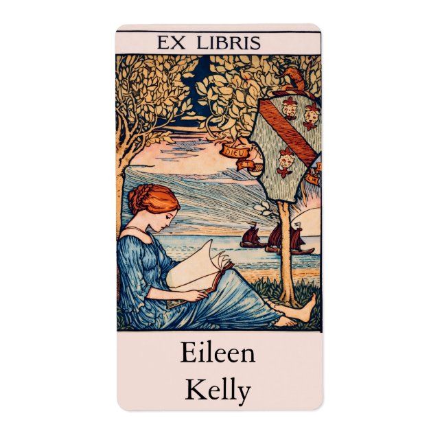 Art Nouveau Reading Woman (Front)