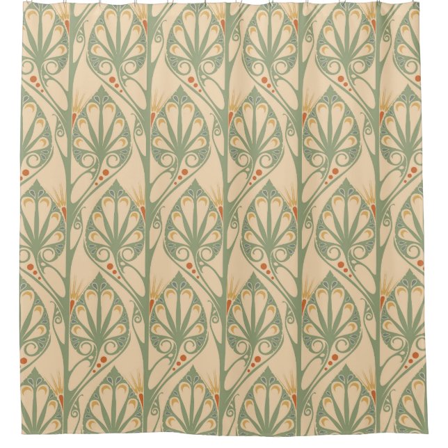 Art Nouveau, Retro Wallpaper Design. (Front)