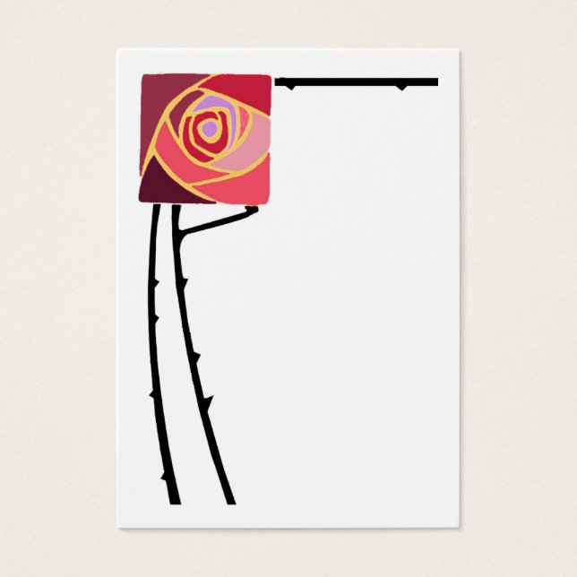 Art nouveau rose (Front)