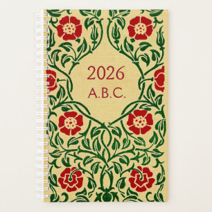 Art Nouveau Rose Date Planner 2026 (Monogram)