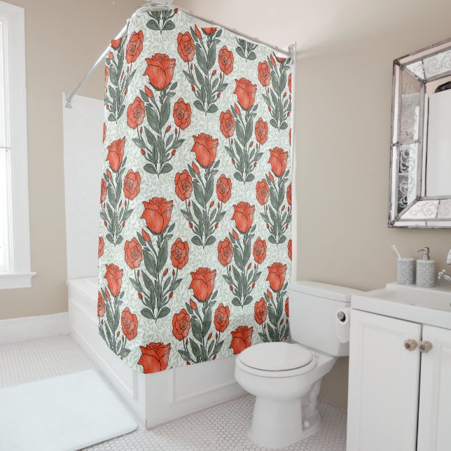 Art Nouveau roses pattern  (In Situ)