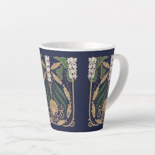 Art Nouveau Seashore Seashells Latte Mug
