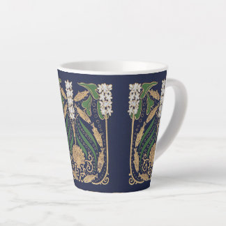 Art Nouveau Seashore Seashells Latte Mug