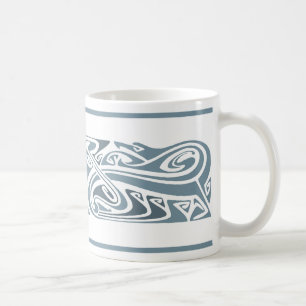 Art Nouveau Serpents Coffee Mug
