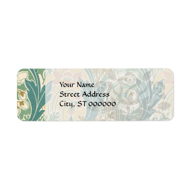 art nouveau spring bloom lovely floral art (Front)