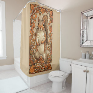 Art Nouveau Squirrel - funny squirrel lover