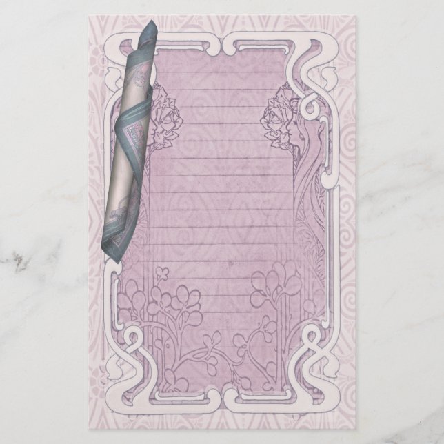 Art Nouveau Stationery - Scented Secrets, by Galle (Front)