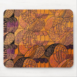 Art Nouveau Stylized Daisies - Mousepad