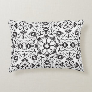 Art Nouveau: Stylized Vintage Elements Accent Pillow