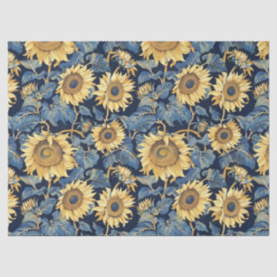 Art Nouveau Sunflowers – 10lb, 17"x23" Tissue Paper