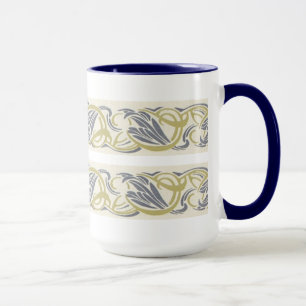 Art Nouveau Swirls Mug