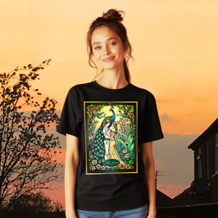 Art Nouveau Tarot Card, The Lovers Tri-Blend Shirt