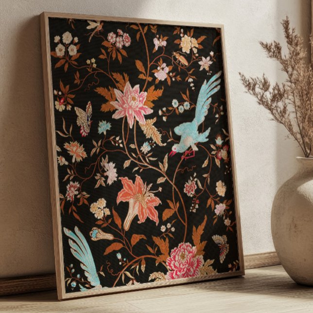 Art Nouveau Textile Art Vintage Fabric Pattern Poster (Creator Uploaded)
