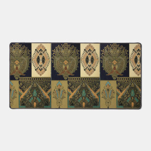 Art nouveau textile pattern Christopher dresser Desk Mat