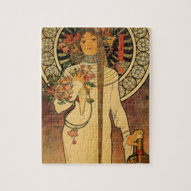 Art Nouveau The Trappistine Puzzle (Vertical)