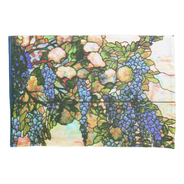 Art Nouveau Tiffany Stained Glass Pillowcase (Front)