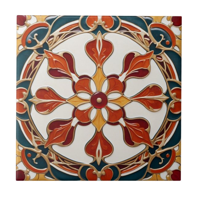 Art Nouveau  Tile (Front)