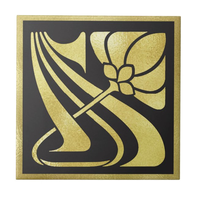 Art Nouveau Tile. Tile (Front)