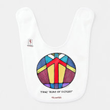 Art Nouveau Tiwaz - Rune of Victory Baby Bib